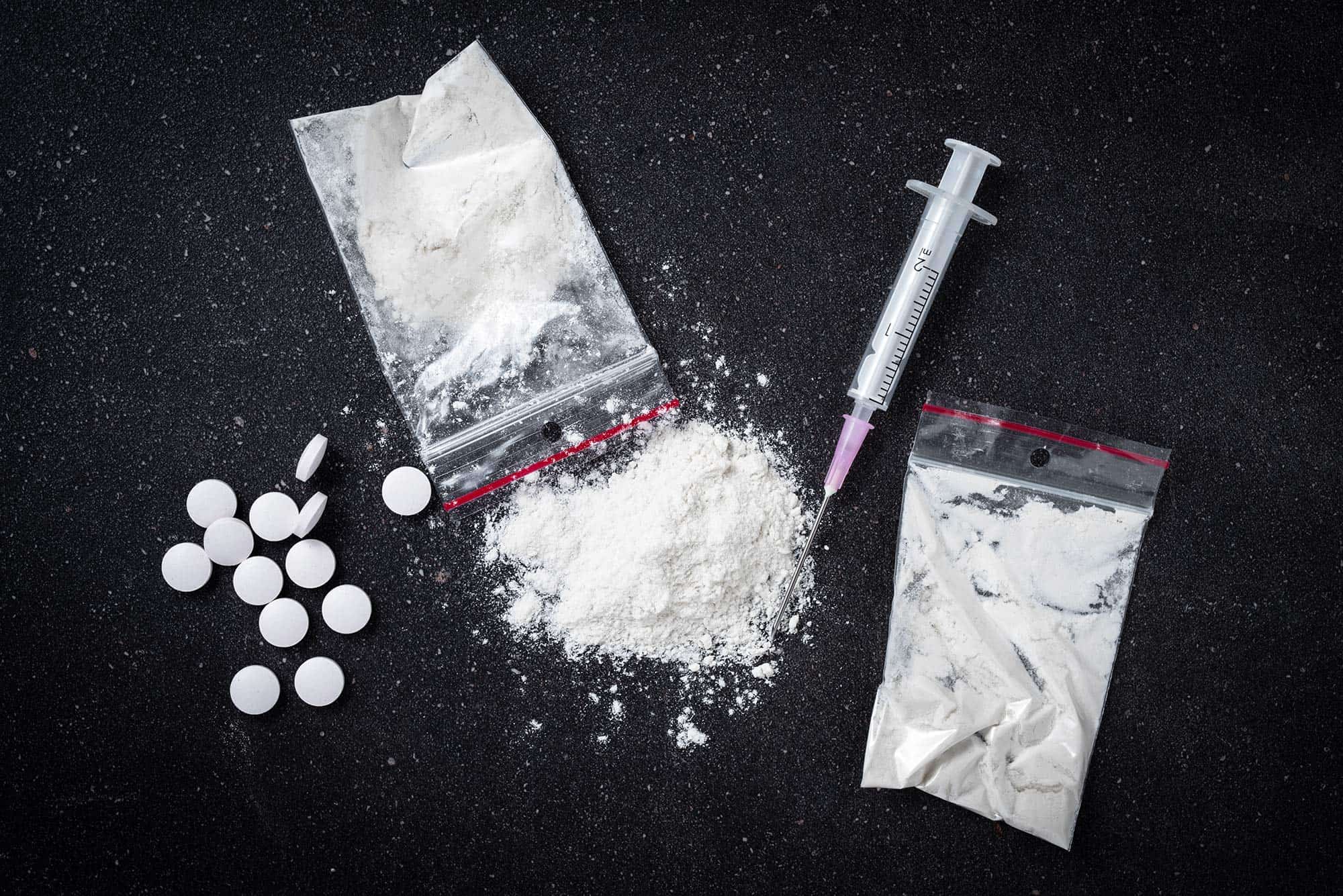 Narco test- tablets, syringe, powder