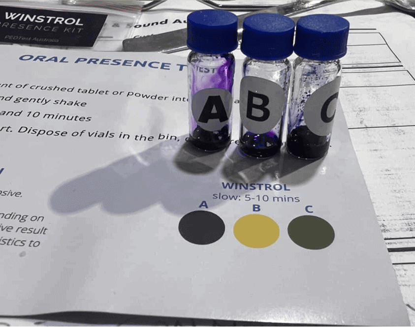 Negative Anavar result - swapped with Cialis - PEDTest Australia